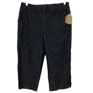 Coldwater Creek Stretch Denim Capri Pants Size 16 Cropped Trousers